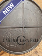 Wow 1910’s era Erie (Griswold) #8 Round Griddle 738 B. Bracing design and FULL Erie PA USA Griddle