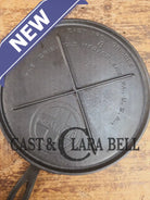 Wow 1910’s era Erie (Griswold) #8 Round Griddle 738 B. Bracing design and FULL Erie PA USA Griddle
