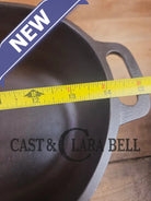 WOW WOW!!! 1920’s Griswold #5 Large Block Logo Oval Roaster. P/N 645 Bottom 645 Lid. Beautiful! Dutch Ovens Trivets &