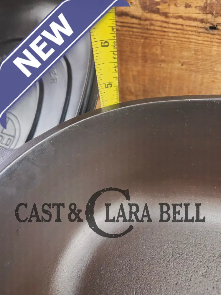 WOW WOW!!! 1920’s Griswold #5 Large Block Logo Oval Roaster. P/N 645 Bottom 645 Lid. Beautiful! Dutch Ovens Trivets &