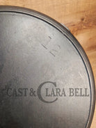 Wow. 1930-40’s era Lodge #12 Cast Iron Skillet with Three Notch Heat Ring. HUGE and perfect for large batch cooking