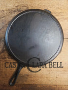 Wow. 1930-40’s era Lodge #12 Cast Iron Skillet with Three Notch Heat Ring. HUGE and perfect for large batch cooking
