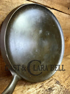 WOW! 1930’s Wagner #9 Round Griddle 1109 D. Perfect for grilled cheese omelets and flat iron cooking! Restored ready to