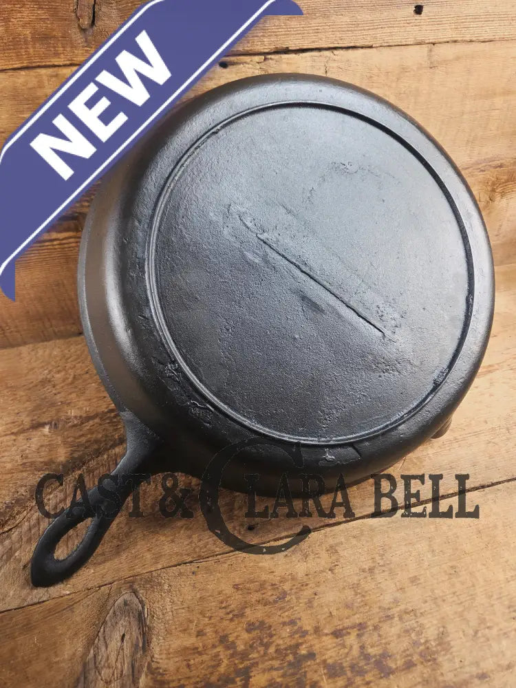 WOW! Antique elegant gate-marked BIG #12 deep skillet. This is GORGEOUS. Est 1880’s Era. Semi fancy handle possible