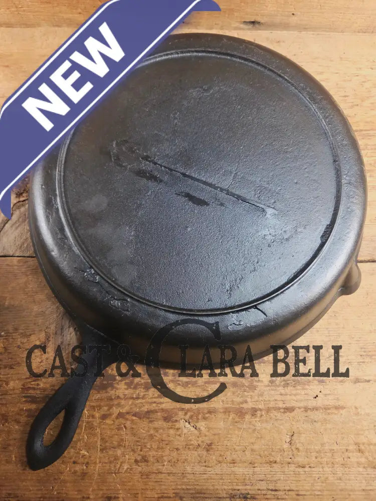 WOW! Antique elegant gate-marked BIG #12 deep skillet. This is GORGEOUS. Est 1880’s Era. Semi fancy handle possible