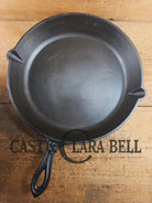 WOW! Antique elegant gate-marked BIG #12 deep skillet. This is GORGEOUS. Est 1880’s Era. Semi fancy handle possible