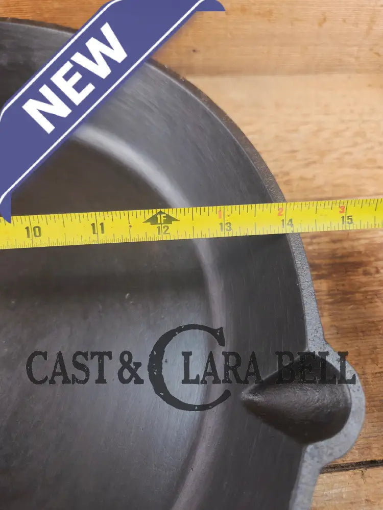 WOW! Antique elegant gate-marked BIG #12 deep skillet. This is GORGEOUS. Est 1880’s Era. Semi fancy handle possible