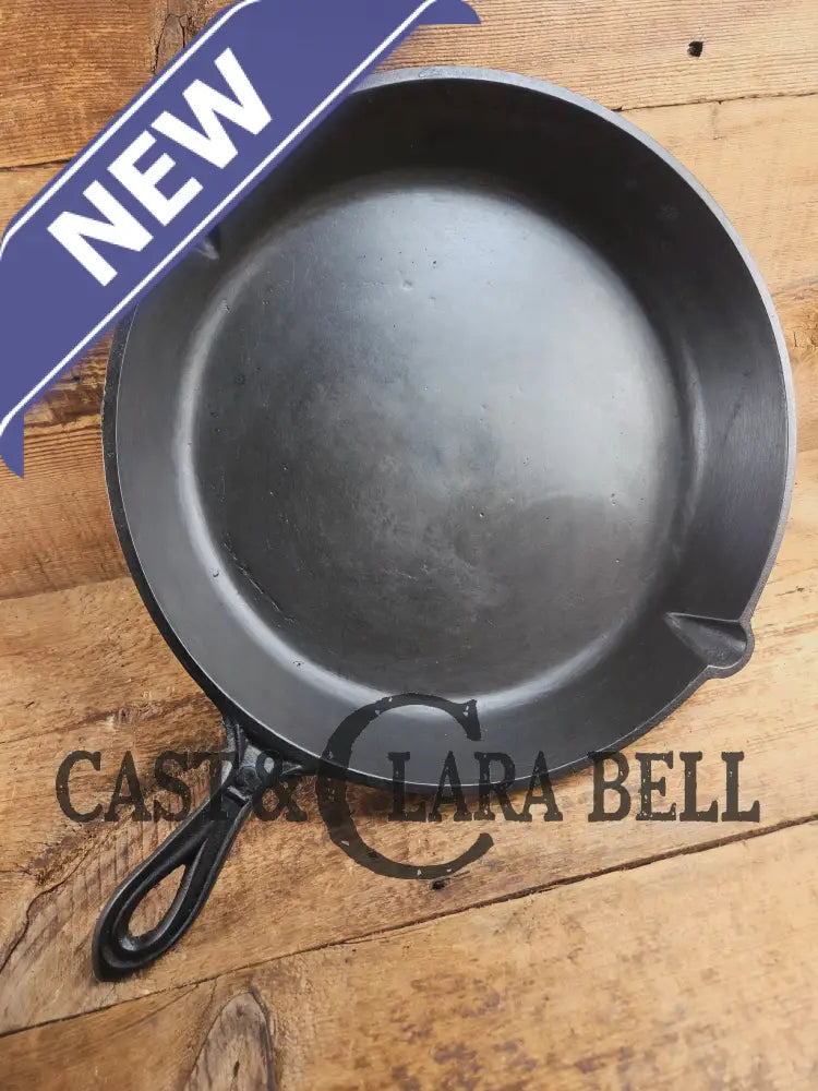 WOW! Antique elegant gate-marked BIG #12 deep skillet. This is GORGEOUS. Est 1880’s Era. Semi fancy handle possible