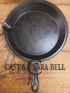 WOW! Authentic Philo Penfield Stewart Mid 1800’s elegant HUGE raised P.P.S. #11 skillet. This is a tough one to find!