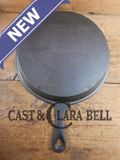 WOW! Authentic rare Philo Penfield Stewart Mid 1800’s elegant HUGE raised P.P.S. #12 skillet. This is a tough one to