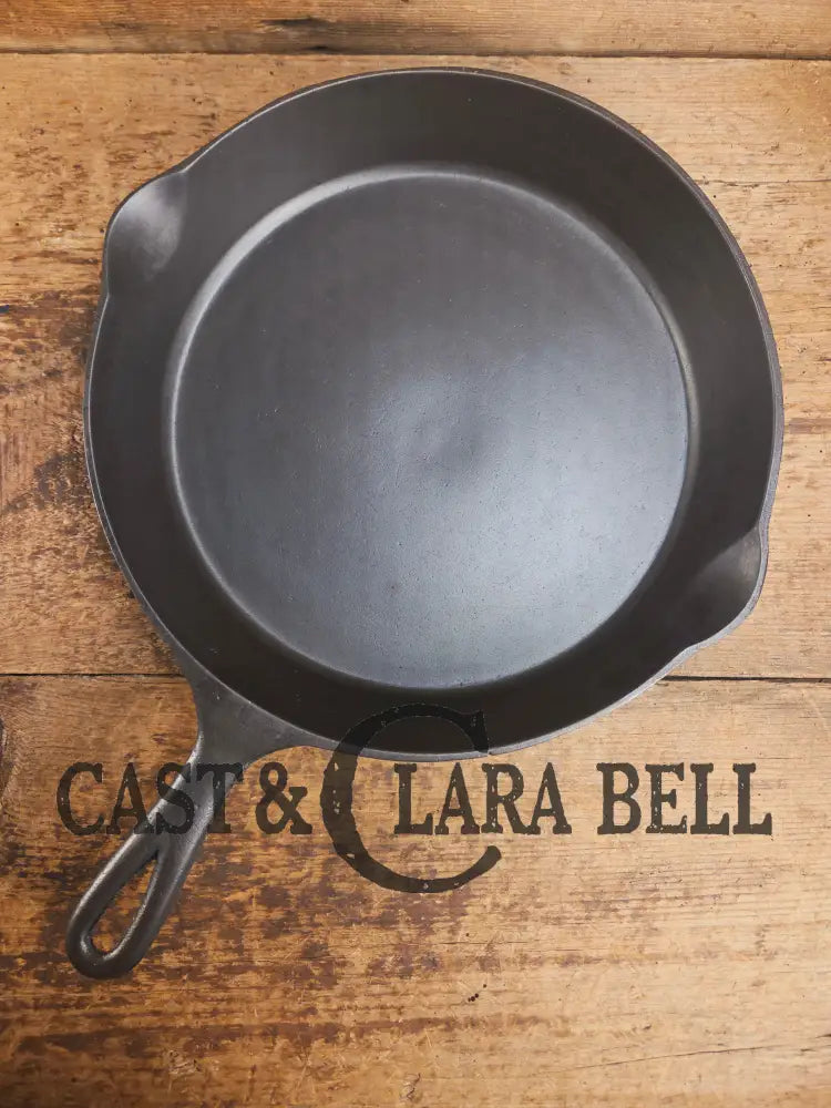 WOW! Backwards ’N’ Early 1900’s Wapak made Oneta #9 Cast Iron Skillet! Skillet