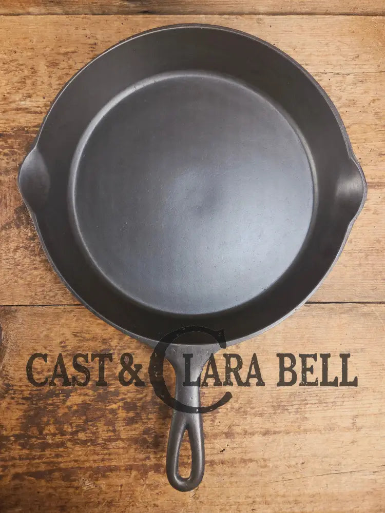 WOW! Backwards ’N’ Early 1900’s Wapak made Oneta #9 Cast Iron Skillet! Skillet