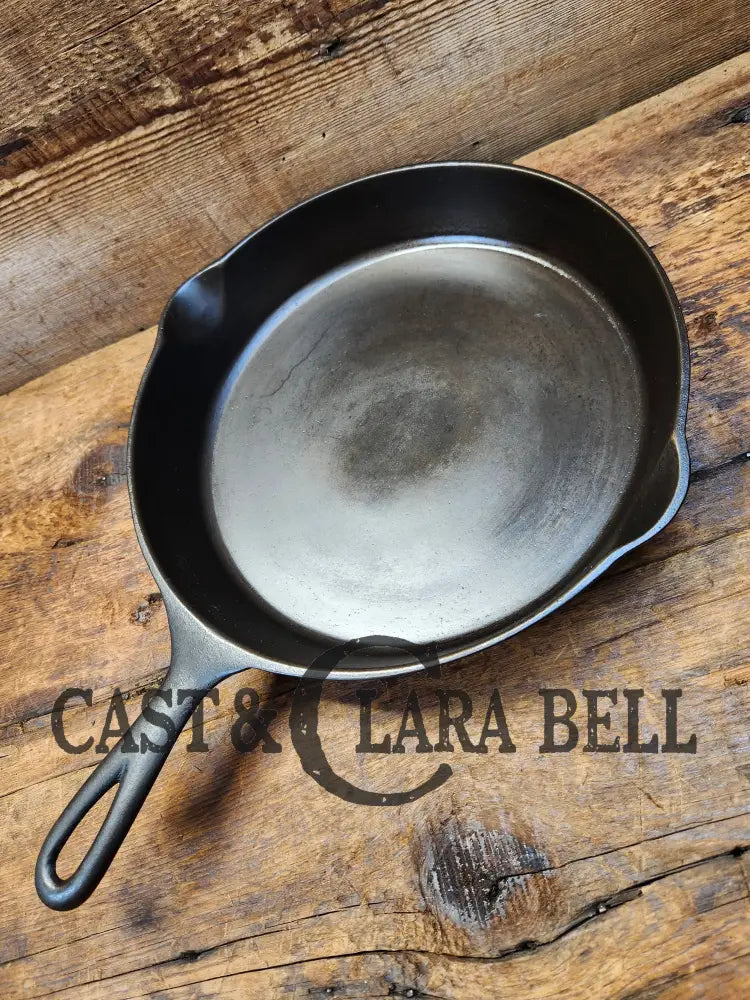 Wow! Backwards ’N’ Early 1900’S Wapak Made Oneta #9 Cast Iron Skillet! Skillet