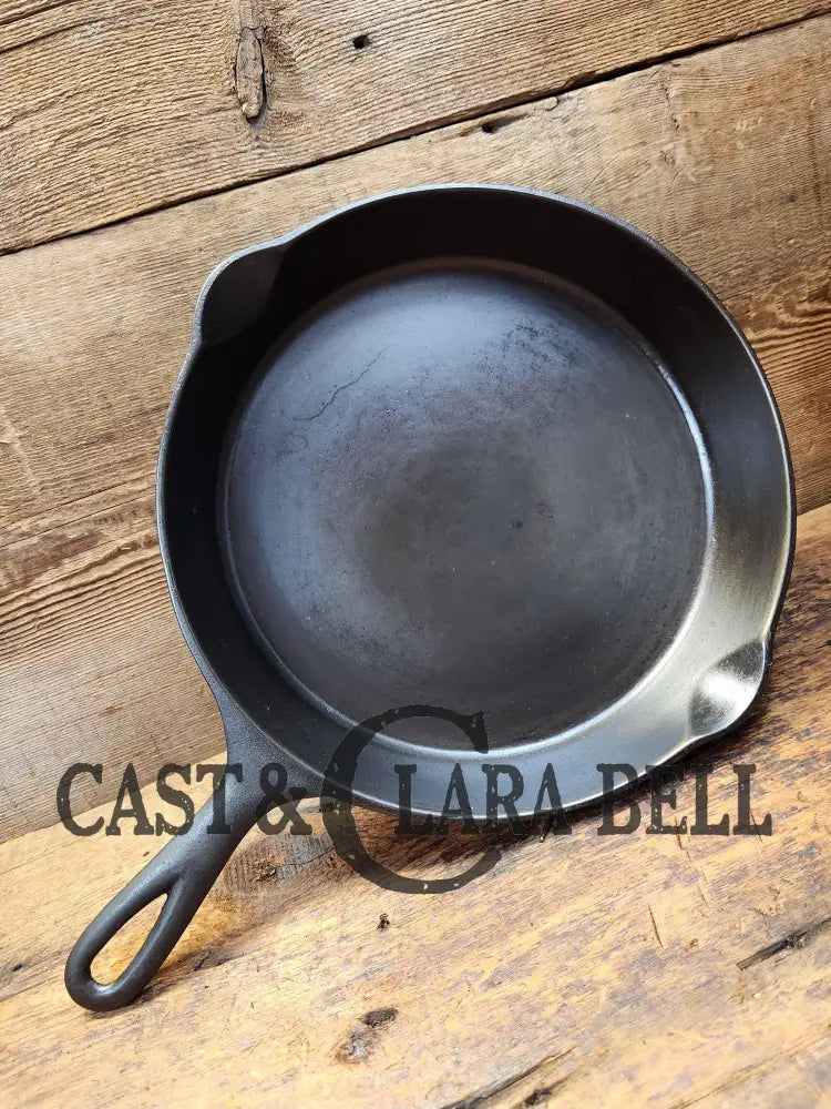 Wow! Backwards ’N’ Early 1900’S Wapak Made Oneta #9 Cast Iron Skillet! Skillet