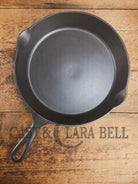 WOW! Backwards ’N’ Early 1900’s Wapak made Oneta #9 Cast Iron Skillet! Skillet