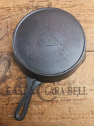 Wow! Beautiful piece! 1920’s dual logo Favorite Piqua / Miami #7 cast iron Skillet with Heat Ring Skillet