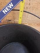 WOW! Gorgeous Birmingham S&R #7 Cast Iron flat Dutch Oven kettle with matching lid! Dutch Ovens Trivets & Kettles