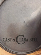 WOW! Gorgeous Birmingham S&R #7 Cast Iron flat Dutch Oven kettle with matching lid! Dutch Ovens Trivets & Kettles
