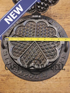WOW! Gorgeous Fully Restored 1910’s ERA Griswold made Alfred Andresen & Co. #8 Waffle Iron Heart Shaped Design. Waffle