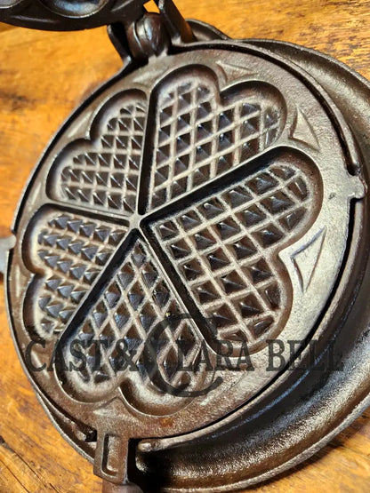 Wow! Gorgeous Fully Restored 1920’S Griswold Made Alfred Andresen & Co. #8 Waffle Iron Original