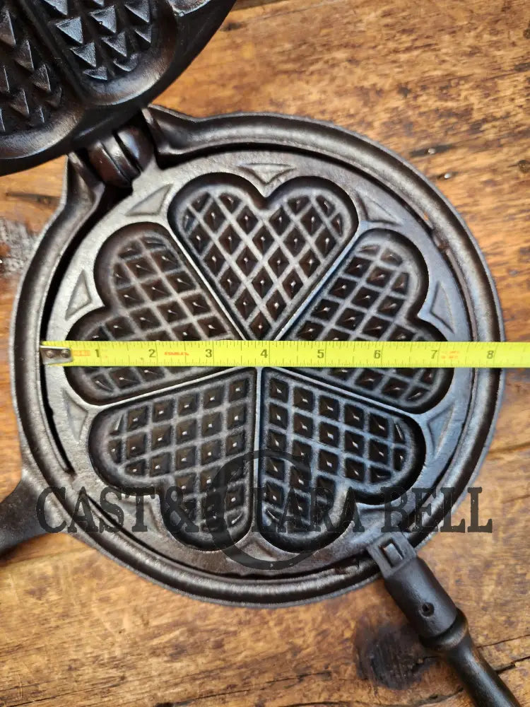 Wow! Gorgeous Fully Restored 1920’S Griswold Made Alfred Andresen & Co. #8 Waffle Iron Original