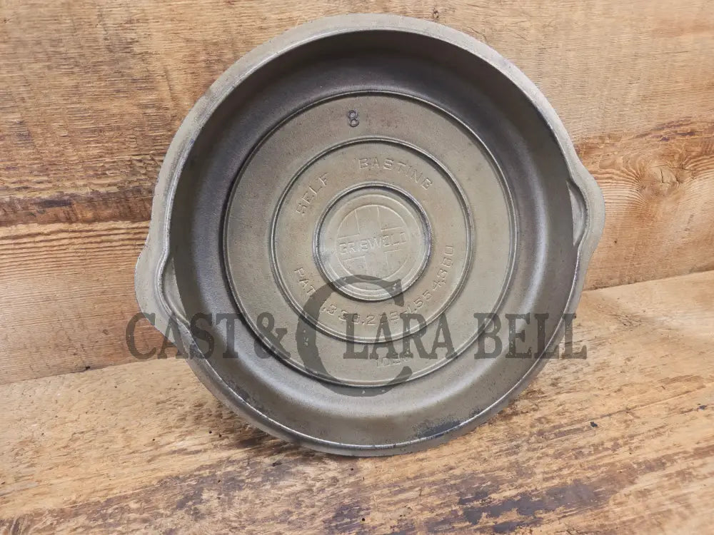 WOW! Griswold #8 Button top logo skillet lid fits a standard Griswold number 8 skillet. Chrome Finish! - Skillet