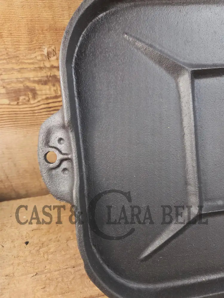WOW! Griswold #9 Long Griddle (21’’ × 10’’) with Slant Logo and ’ERIE’ markings. GREAT for every day griddle on all