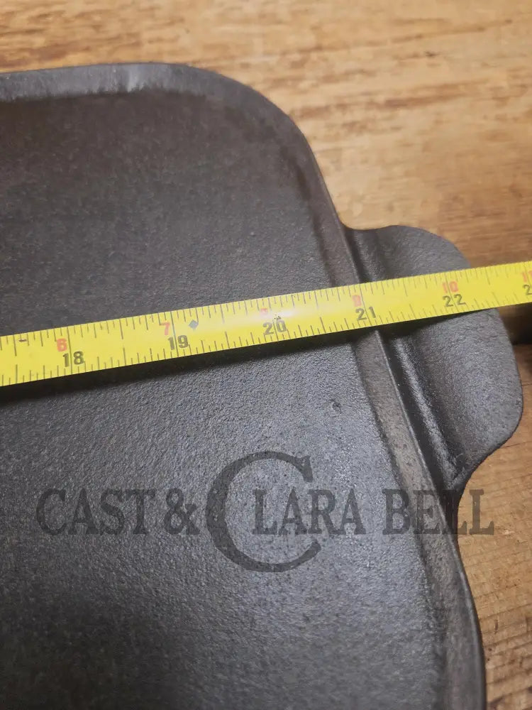 WOW! Griswold #9 Long Griddle (21’’ × 10’’) with Slant Logo and ’ERIE’ markings. GREAT for every day griddle on all