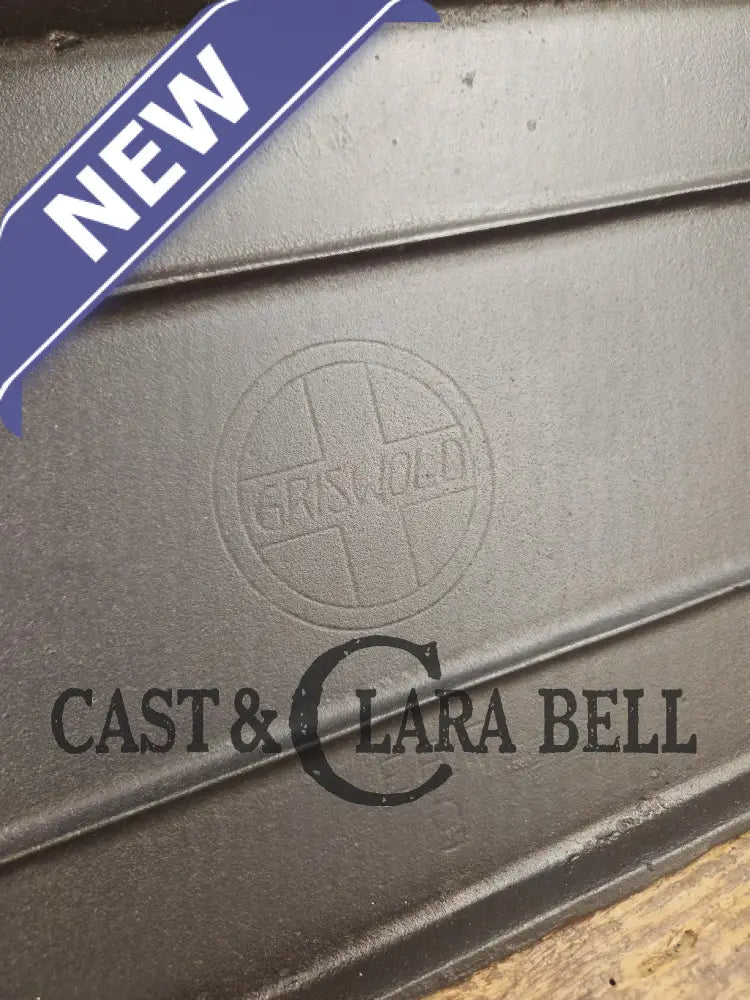 WOW! Griswold #9 Long Griddle (21’’ × 10’’) with Slant Logo and ’ERIE’ markings. GREAT for every day griddle on all