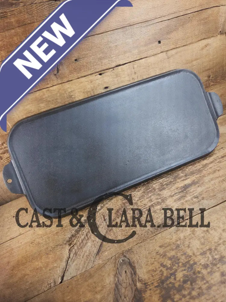 WOW! Griswold #9 Long Griddle (21’’ × 10’’) with Slant Logo and ’ERIE’ markings. GREAT for every day griddle on all