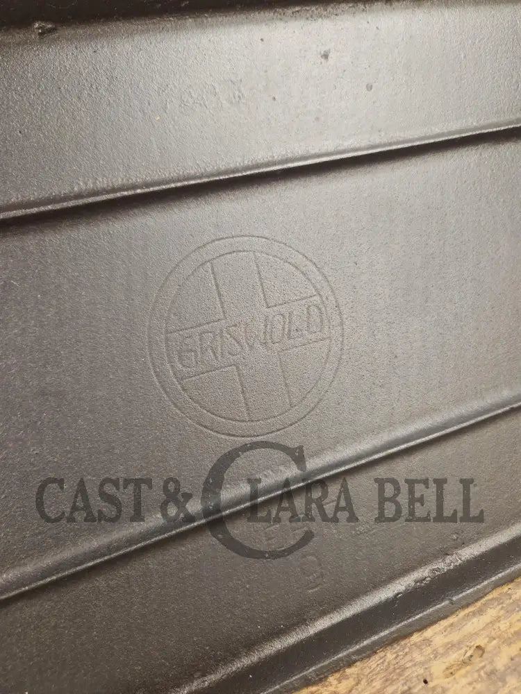 WOW! Griswold #9 Long Griddle (21’’ × 10’’) with Slant Logo and ’ERIE’ markings. GREAT for every day griddle on all