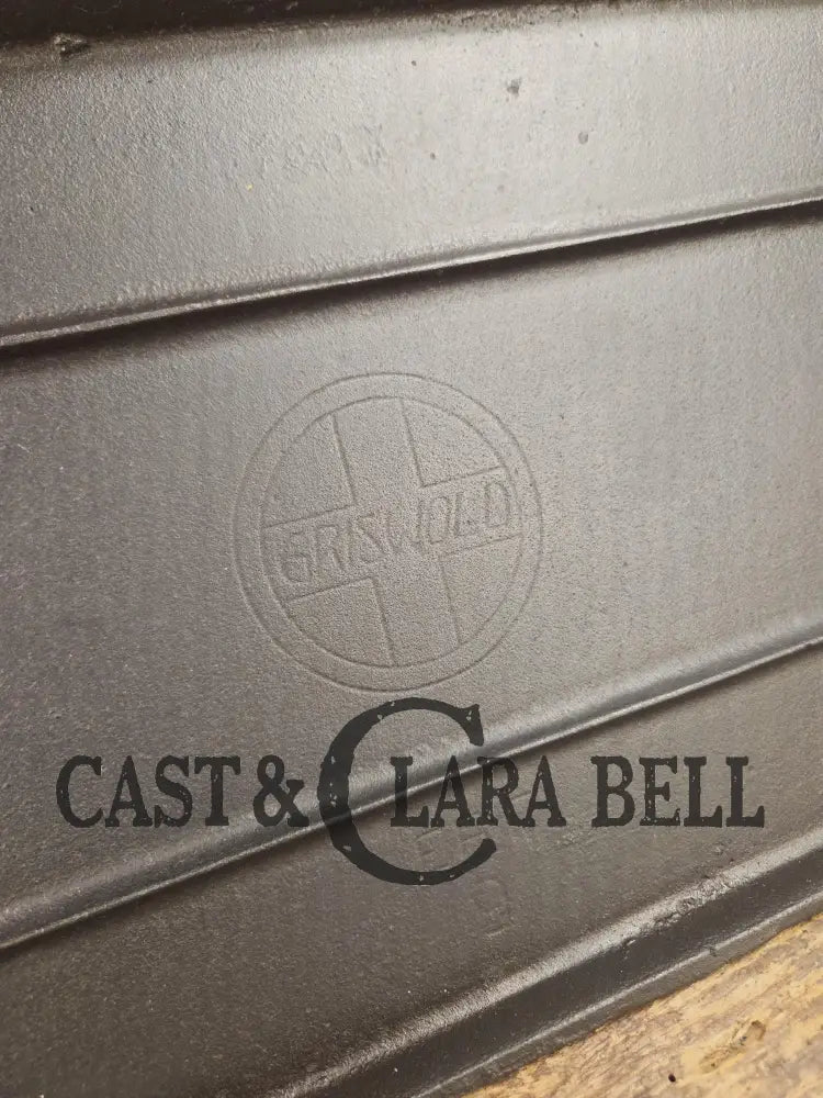 WOW! Griswold #9 Long Griddle (21’’ × 10’’) with Slant Logo and ’ERIE’ markings. GREAT for every day griddle on all