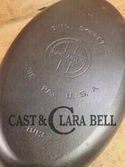 Wow! Hard to Find 1920’s Griswold #15 Oval Fish Skillet. Conversation starter and super unique for creative cooking