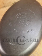 Wow! Hard to Find 1920’s Griswold #15 Oval Fish Skillet. Conversation starter and super unique for creative cooking