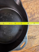 WOW! Hard to find 1930’s Hammered finish Griswold No. 8 DEEP CHICKEN FRYER Cast Iron Skillet 2028 w/ hinged lid 2098