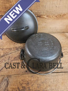 WOW Hard to Find and the cutest Dutch oven EVER. 1920’s Griswold #6 Tite-Top Cast Iron Dutch Oven High Dome Lid with EZ