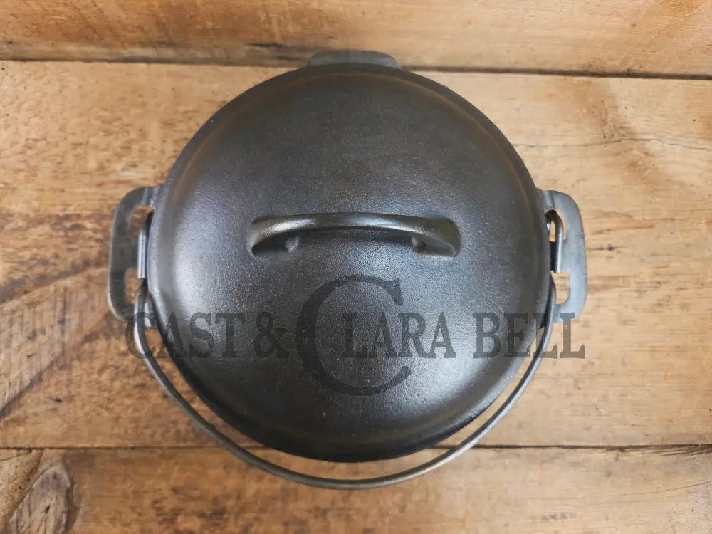 WOW Hard to Find and the cutest Dutch oven EVER. 1920’s Griswold #6 Tite-Top Cast Iron Dutch Oven High Dome Lid with EZ