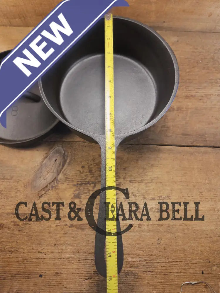 Wow! Hard to Find early Lodge Spider Pot with raised 8 and lid. Awesome for campfire cooking and for display! Skillet