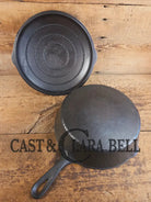 WOW! Harder to find 1930’s Wagner #8 DEEP skillet with matching lid! Not see often and with beautiful Hammered Finish