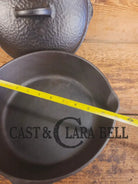 WOW! Harder to find 1930’s Wagner #8 DEEP skillet with matching lid! Not see often and with beautiful Hammered Finish