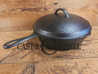 WOW! Harder to find 1930’s Wagner #8 DEEP skillet with matching lid! Not see often and with beautiful Hammered Finish