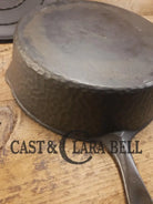 WOW! Harder to find 1930’s Wagner #9 DEEP skillet with matching lid! Not see often and with beautiful Hammered Finish