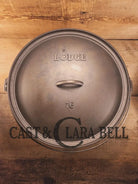 Wow! HTF huge DISCONTINUED #16 Lodge Camp Stove. Enormous & perfect for braising large cuts of meat stews etc. Coal