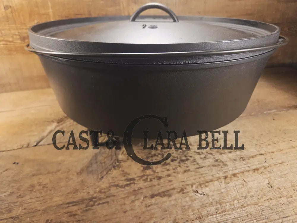 Wow! HTF huge DISCONTINUED #16 Lodge Camp Stove. Enormous & perfect for braising large cuts of meat stews etc. Coal