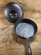 WOW! Maid of Honor (Lodge?) #8 DEEP skillet with matching lid. Hard to find awesome design! Skillet