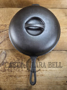 WOW! Maid of Honor (Lodge?) #8 DEEP skillet with matching lid. Hard to find awesome design! Skillet
