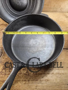 WOW! Maid of Honor (Lodge?) #8 DEEP skillet with matching lid. Hard to find awesome design! Skillet