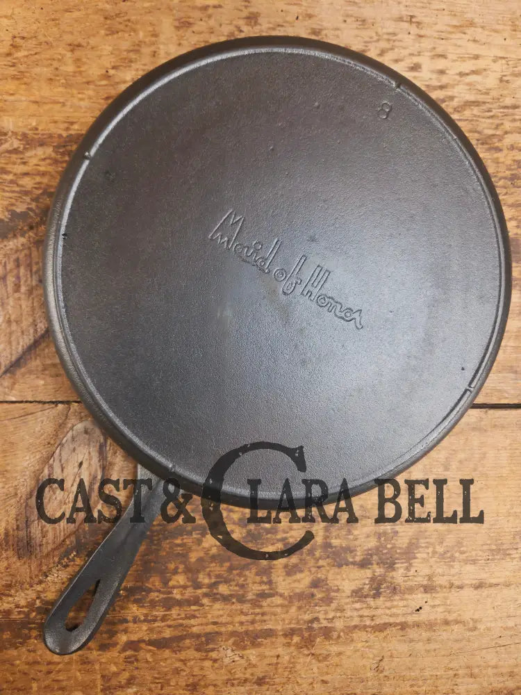 WOW! Maid of Honor (Lodge?) #8 skillet. Hard to find awesome design! - Skillet