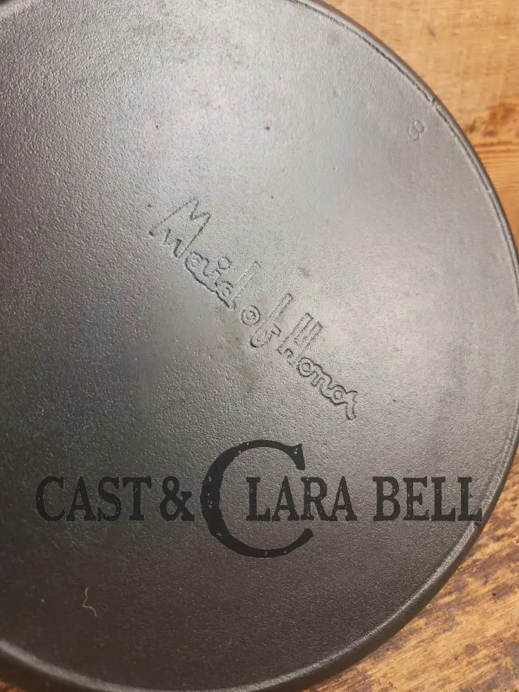 WOW! Maid of Honor (Lodge?) #8 skillet. Hard to find awesome design! - Skillet