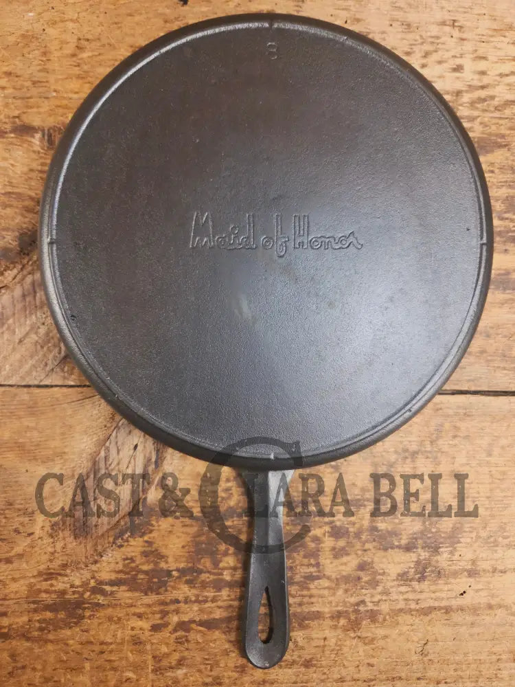 WOW! Maid of Honor (Lodge?) #8 skillet. Hard to find awesome design! - Skillet